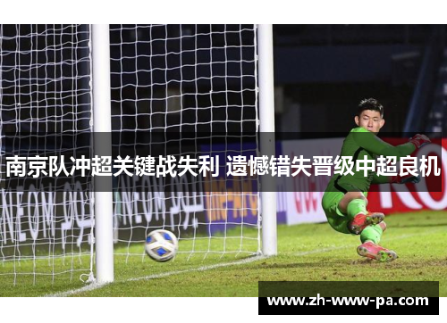南京队冲超关键战失利 遗憾错失晋级中超良机